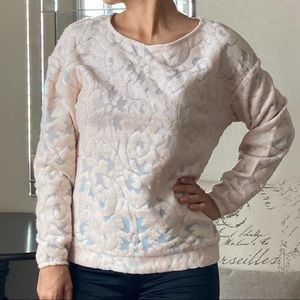 H&M light pink/ light peach sweater